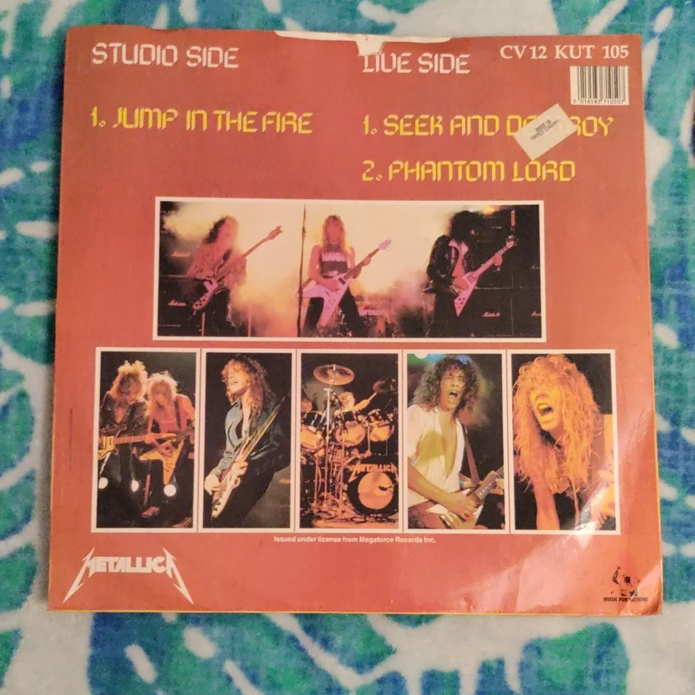🧿🧿🧿 SOLD 🧿🧿🧿🎶RARE,RED🎸HEADBANGERS BALL METALLICA☠️JUMP IN THE FIRE🔥RED💿ALBUM - Picture 3 of 6